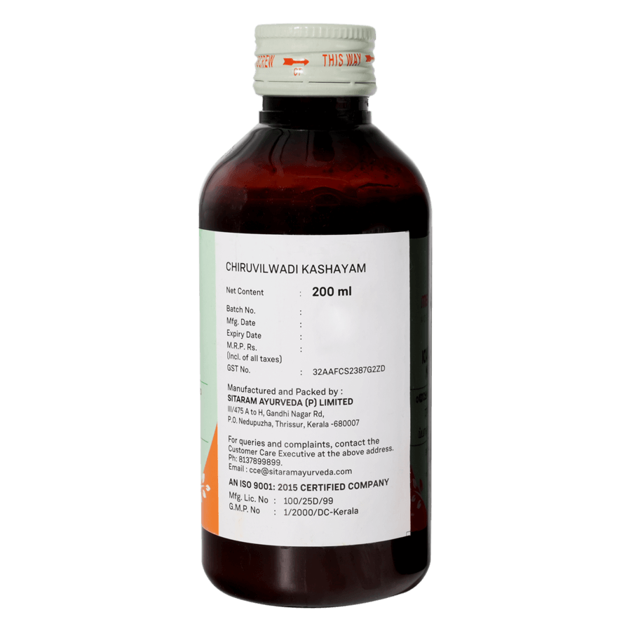 CHIRUVILWADI KASHAYA 200 ML