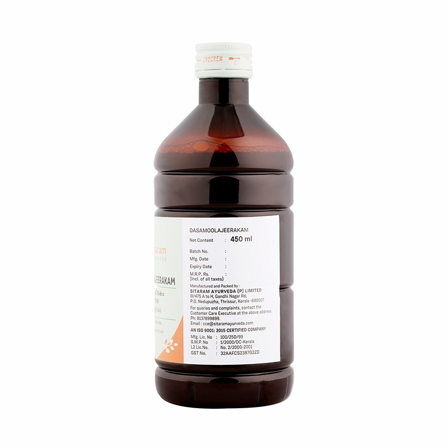 DASAMOOLAJEERAKARISHTAM 450 ML