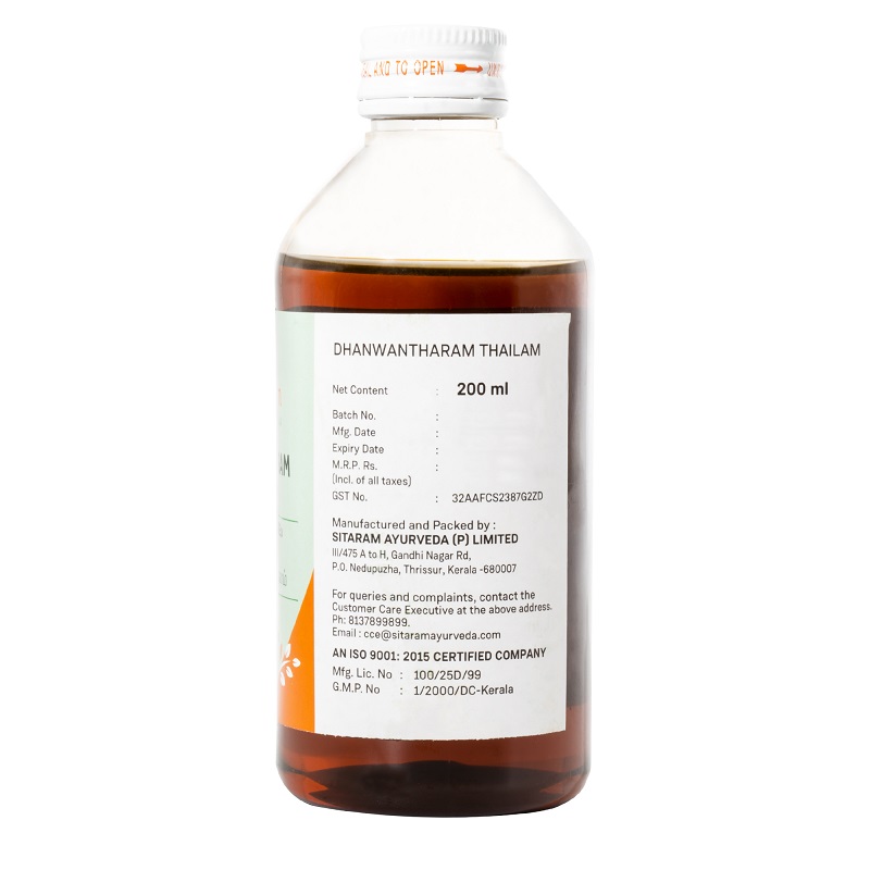 DHANWANTHARAM THAILAM 200 ML