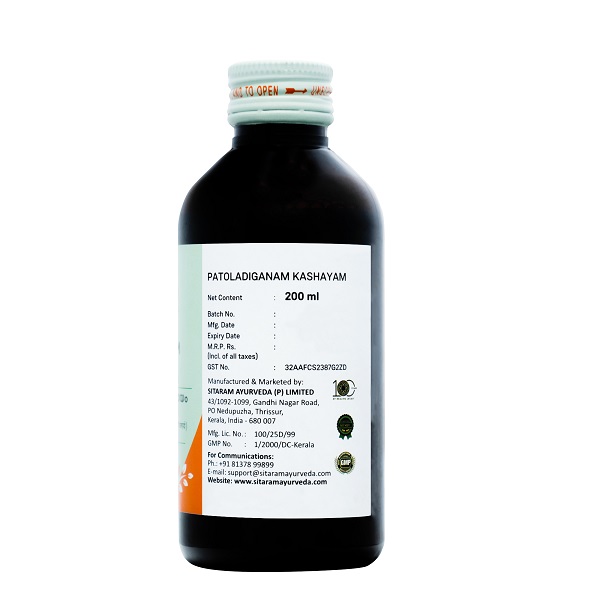 PATOLAKATUROHINYADI KASHAYAM | PATOLADI KASHAYAM 200 ML